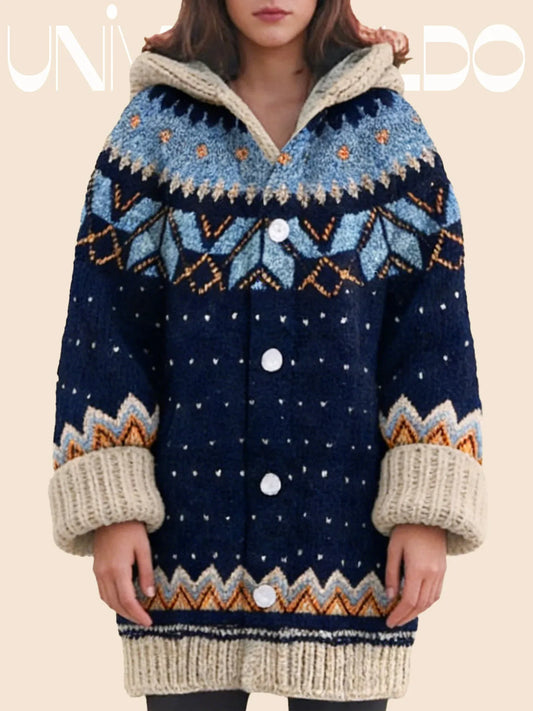 ⛄【S-5XL】✨Ново елегантно ретро яке с качулка за есен и зима