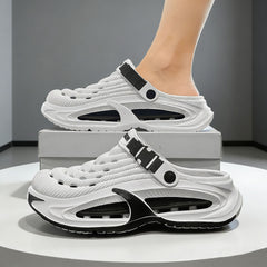 👟50% ОТСТЪПКА🌬️Мъжки сандали 2 в 1 за универсално ползване - дебела EVA подметка, неплъзгащи се и изключително леки, дишащи🏃♂️