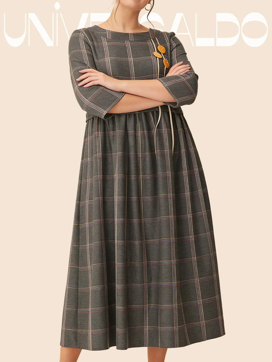 🍁🍂Висококачествена, модна нова есенно-зимна рокля