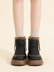 Зимни Ботуши с Подплата, Странична Молния и Дебела Подметка