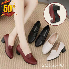 Обувки с Мека Кожа, Мека Подметка и Среден Ток