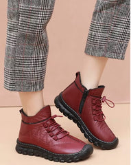 🔥🔥【горещи продажби】Нови есенни/зимни ботуши от овча кожа: меки, устойчиви на хлъзгане и водоустойчиви