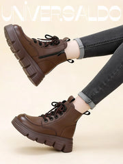 Къси Мартинси с Дебела Подметка и Ретро Дизайн