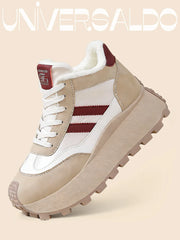 Топли Високи Ретро Спортни Обувки с Дебела Подметка