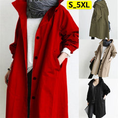 🎁💥【S-5XL】Нова дамска ветровка с дълги ръкави – Лека и удобна за пролетта и есента, изработена от висококачествени материали!