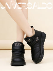 Зимни Ботуши с Подплата Дебела Подметка и Анти-Прихлъзгащо Покритие Без Връзки