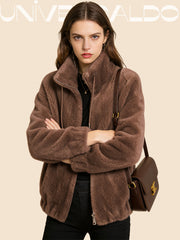 Висока Яка Яке с Двустранен Кашмир и Молния