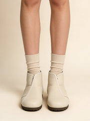 Топли Памучни Обувки с Кръгли Носове и Без Връзки