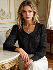 Френска Винтидж Риза С Бродирана Дантела