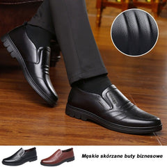 🔥Нови мъжки ежедневни бизнес обувки от естествена кожа