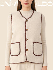 Дамска Топла Жилетка с Кашмирени Гранули и Подплата