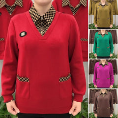 【50% ОТСТЪПКА】горещи продажби 💥 Двукомпонентна риза с имитация на тартан