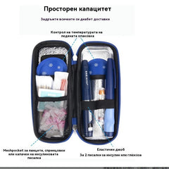 🔥Горещи продажби🔥 Кутия за охлаждане на инсулин за пътуване с дисплей за температура