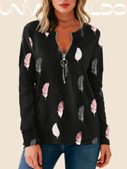 Есенен Суитшърт с V-Яка, Молния и Принт