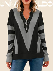 Есенен Суитшърт с V-Яка, Молния и Принт