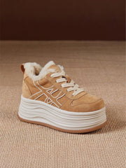 Топли Обувки с Подплата, Дебела Подметка и Ефект на Височина