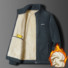 ⛄【Ограничена оферта -50%】Нов мъжки дебел овчи кожух, подходящ за есен и зима, топъл, удобен и ветроустойчив, задължителен за зимата.