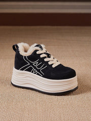 Топли Обувки с Подплата, Дебела Подметка и Ефект на Височина