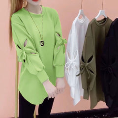 Нова есенна модна ежедневна тениска с дълъг ръкав