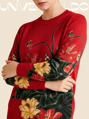 ⛄❄️【M-4XL】Есенно-зимен плетен дълъг пуловер