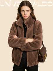 Висока Яка Яке с Двустранен Кашмир и Молния