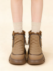 Зимни Ботуши с Подплата, Странична Молния и Дебела Подметка