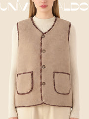 Дамска Топла Жилетка с Кашмирени Гранули и Подплата