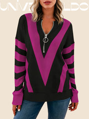 Есенен Суитшърт с V-Яка, Молния и Принт