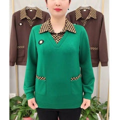 【50% ОТСТЪПКА】горещи продажби 💥 Двукомпонентна риза с имитация на тартан