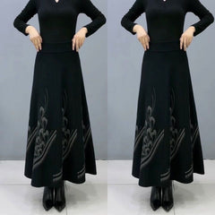 【M-4XL】🥻Нова есенно-зимна нова дебела вълнена пола