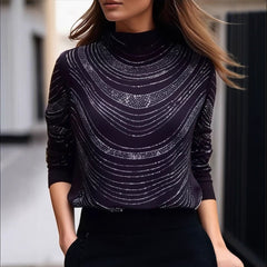 【S-4XL】✨ Ново есенно зимно горнище с кристали и половин яке