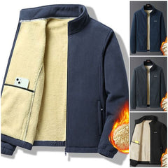 ⛄【Ограничена оферта -50%】Нов мъжки дебел овчи кожух, подходящ за есен и зима, топъл, удобен и ветроустойчив, задължителен за зимата.