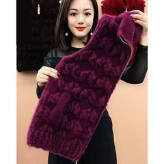 Зимна топла плюшена жилетка