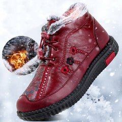 🔥🔥Ръчно изработени италиански дамски боти до глезена от естествена кожа, неплъзгащи се