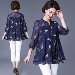 【горещи продажби】Моден моден топ със седем ръкави