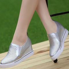 🔥【горещи продажби】🔥 Лято 2026 г. Дамски ежедневни обувки с дебела подметка от мека кожа