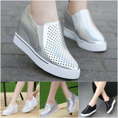 🔥【горещи продажби】🔥 Лято 2026 г. Дамски ежедневни обувки с дебела подметка от мека кожа