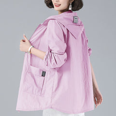 【M-5XL】Леко слънцезащитно яке със средна дължина