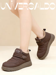 Зимни Ботуши с Подплата Дебела Подметка и Анти-Прихлъзгащо Покритие Без Връзки