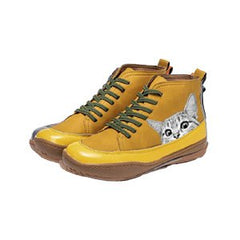 💥50% ОТСТЪПКА🔥Нови удобни дамски обувки с котешки принт