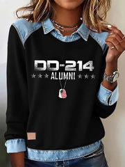 【S-5XL】👕Дамска блуза с прегърнато яке в стил „имитация на деним“