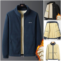 ⛄【Ограничена оферта -50%】Нов мъжки дебел овчи кожух, подходящ за есен и зима, топъл, удобен и ветроустойчив, задължителен за зимата.