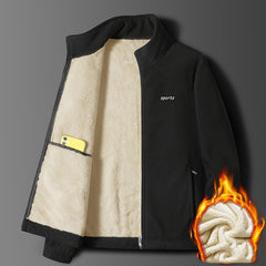 ⛄【Ограничена оферта -50%】Нов мъжки дебел овчи кожух, подходящ за есен и зима, топъл, удобен и ветроустойчив, задължителен за зимата.