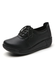 Удобни Обувки с Дебела Подметка и Връзки