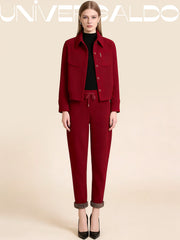 Спортен Комплект от Велур с Копчета