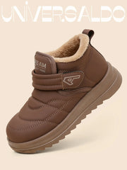 Зимни Ботуши с Подплата Дебела Подметка и Анти-Прихлъзгащо Покритие Без Връзки