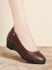 Обувки С Среден Ток, Плоски, Против Хлъзгане, Меки