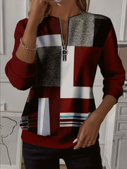 🔥【най-продавани】【S-3XL】2026 Mikina s dlhým rukávom a raglánovou potlačou