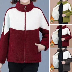 【🔥най-продавани】☃️❄️Ново кадифено яке от агнешка вълна за есен и зима 2026 г