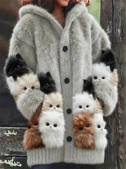 【S-5XL】Сладко яке с качулка и подплата от полар